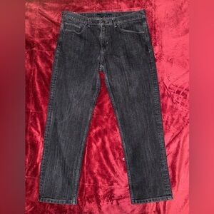 Perry Ellis‎ Men Black Denim Jeans 36x30